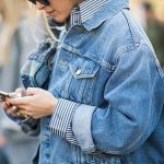 Áo khoác jeans croptop